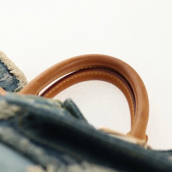 LOUIS VUITTON Monogram Denim Patchwork Speedy 30 Bag Blue M95380 Auth yk19687A - Picture 9 of 16